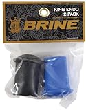 Brine Men's Lacrosse Two Pack King End Cap (One Size, Royal)