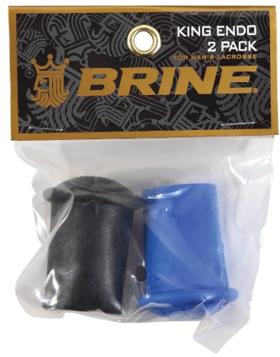 Brine Men's Lacrosse Two Pack King End Cap (One Size, Royal)