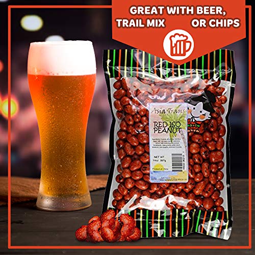 Image of Asia Trans Arare Rice Crackers (Red Iso Peanuts, 12 Ounce)