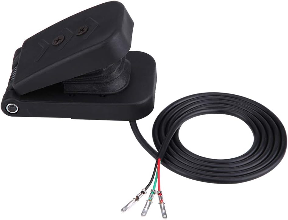 Black Plastic ATV Foot Accelerator Throttle Speed Control Brake Pedal,Foot Brake Pedal Universal for Go Kart Electric Bikes Scooters ATV
