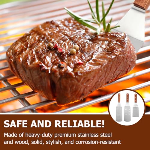 Set de 9 piezas de herramientas para BBQ de acero inoxidable miniatura 5