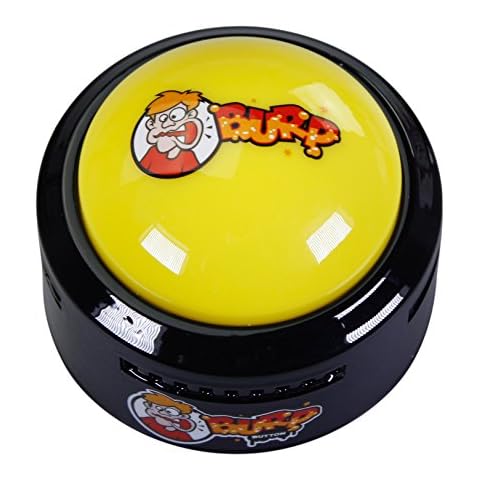 Burp Button - 20 Funny Burp Sounds - Funny Talking Button for Burp Games, Burp Trivia, Burp Pranks - Great Gag Gift and Stocking Stuffer Cover