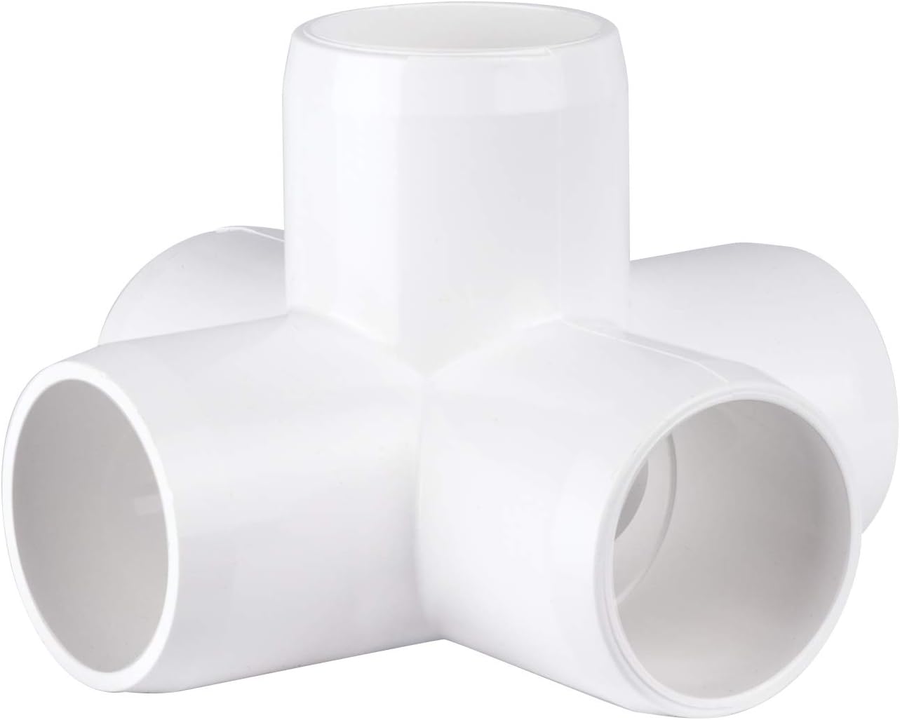 PVC- 5 way X -1½" (Furniture Grade White)