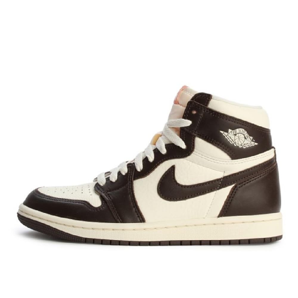 Air Jordan 1 Retro High OG Baroque Brown and Sail Womens Lifestyle Shoes (Baroque Brown/Light Madder Root/Sail)