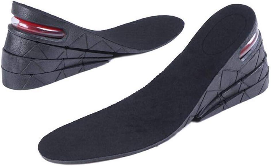 Height Increase Insoles, 4-Layer Orthotic Heel Shoe Lift kit with Air Cushion Elevator Shoe Insole Lifts Kits Inserts for Men & Women Taller Insoles 3.5" Variable Height Adjustable