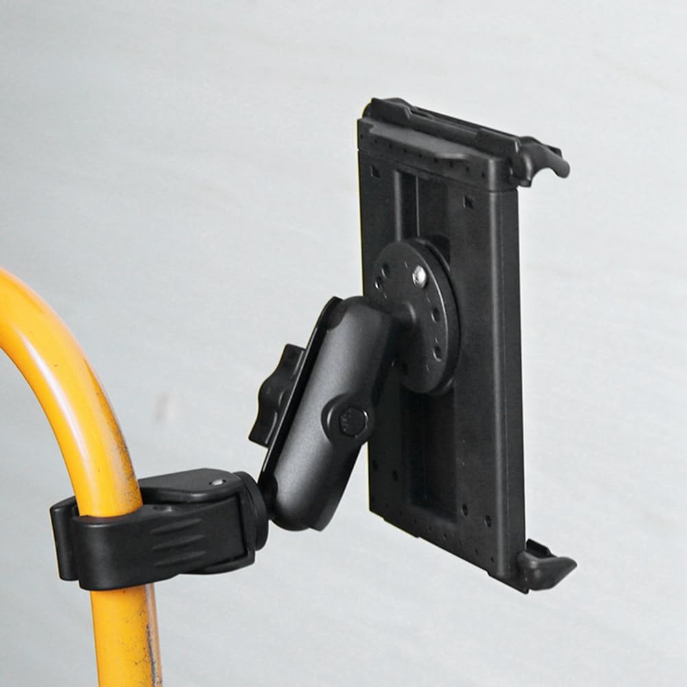 Terminal de datos para tablet con clip trasero para motocicleta, soporte GPS apto para tabletas de 7 a 8 pulgadas