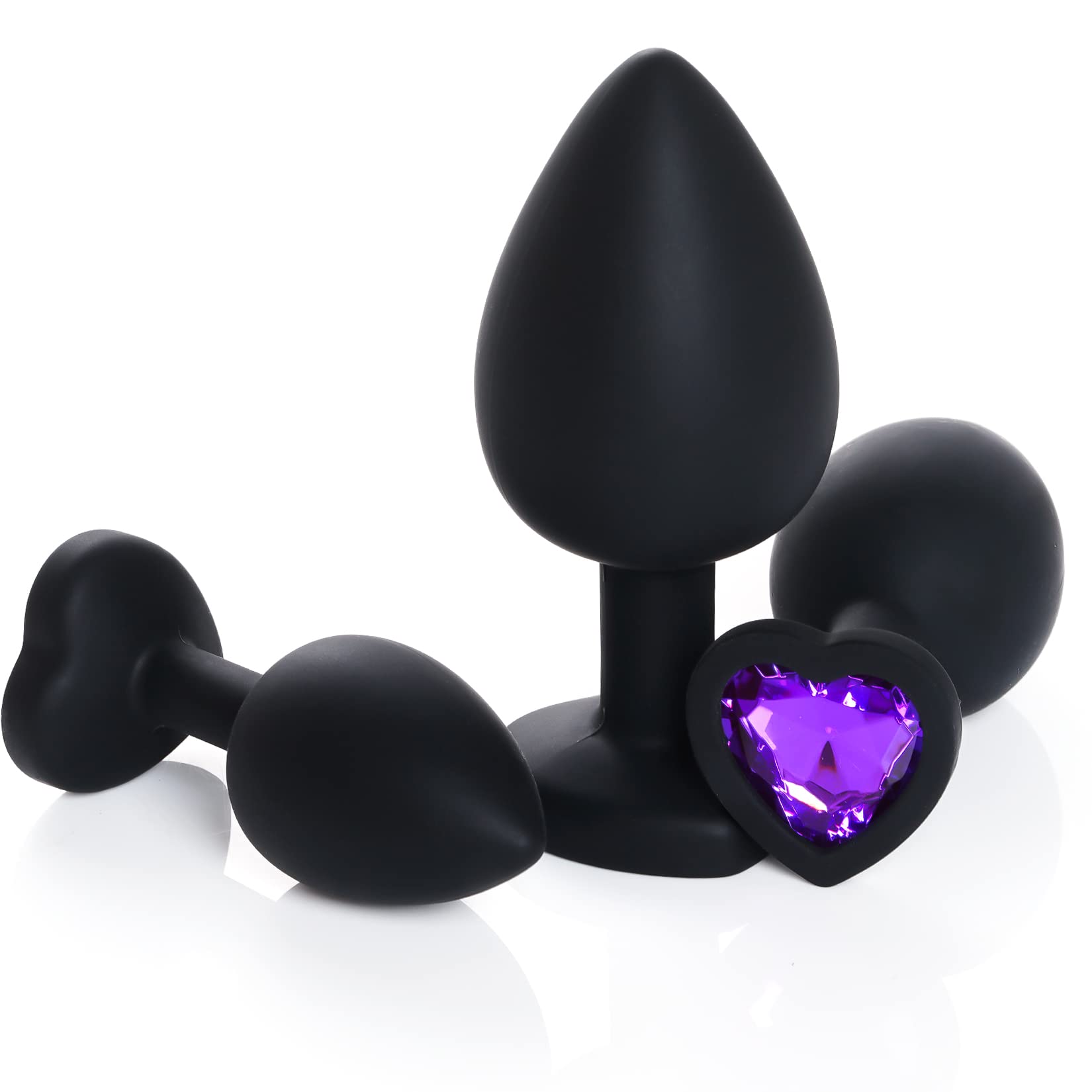 Plug Anal - Pack 4 plugs anal silicone - Sextoys
