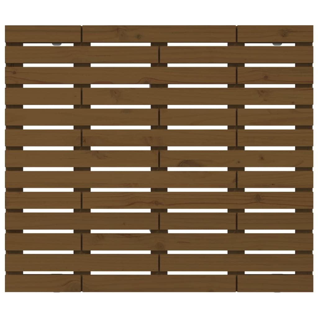 824676 Testiera da Parete Ambra 96x3x91,5 cm in Legno Massello di Pino Testata in Legno,Testata Letto Matrimoniale Muebles Dormitorio Spalliera Letto Testiere per Letto Matrimoniale