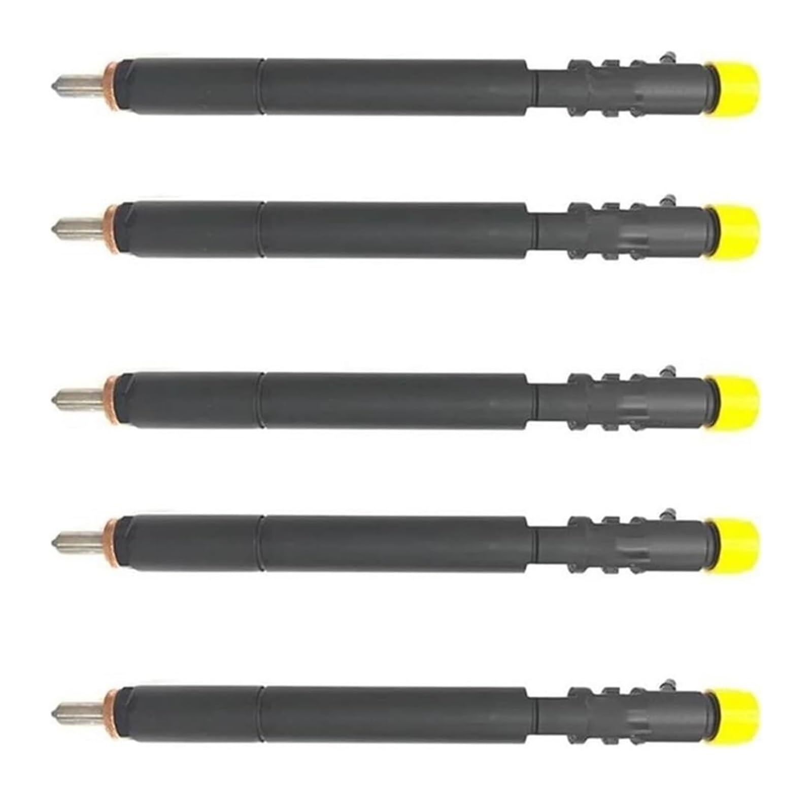 Qwqwfa One Color Petrol Fuel Injector For Ssangyong For Kyron For Rexton For Rodius For Stavic 2.7D 5Pcs Diesel Fuel Injector A6650170121 A6650170321 Engine Parts