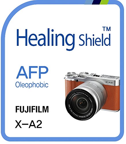 Healingshield �X�L���V�[���t���ی�t�B���� Oleophobic AFP Clear Film for Fujifilm Camera X-A2 [2pcs]