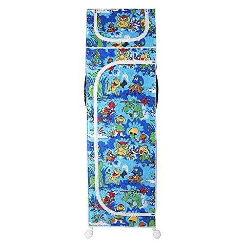 Image of Little One's | 6 Plastic Shelves Baby Wardrobe /Toy Organizer, ISI Certifed | Jungle Blue | TB6 /AB