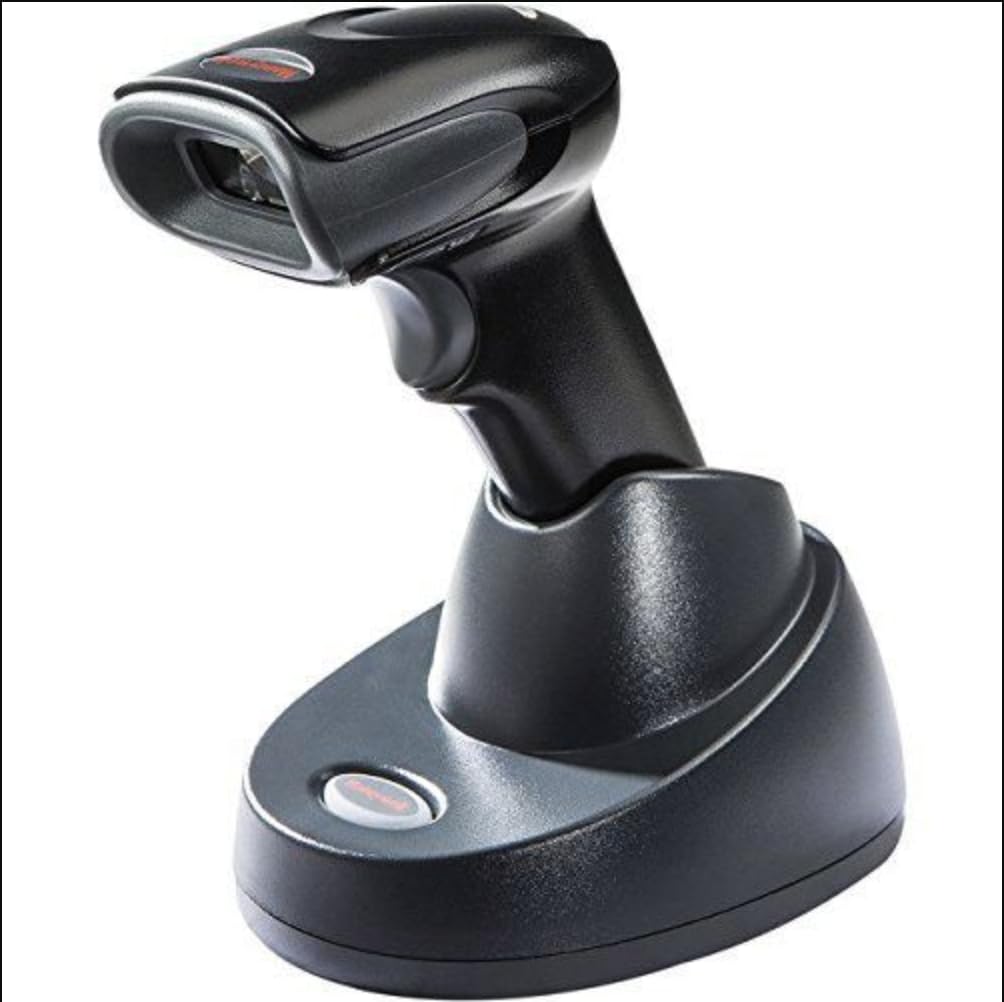 Lettore Portatile di Codici a Barre 1D e 2D Wireless con Base di Ricarica e Cavo