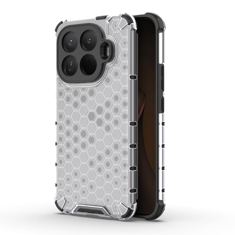 Image of Plastic Bumper Back Case Cover for Xiaomi 15T Pro /Mi 15T Pro 5G (Transparent)