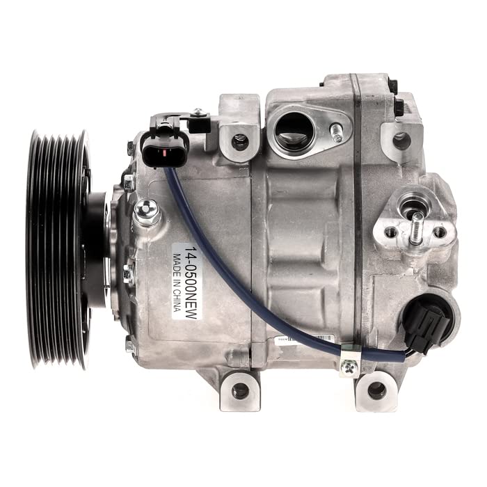 CM COMPRESSOR A/C Compressor VS18E for Hyundai Santa Fe, Santa Fe Sport, Kia Sorento - Silver Aluminum, 12V, 120W, 0.2HP, Clutch Included, Fully Tested, 1-Year Warranty
