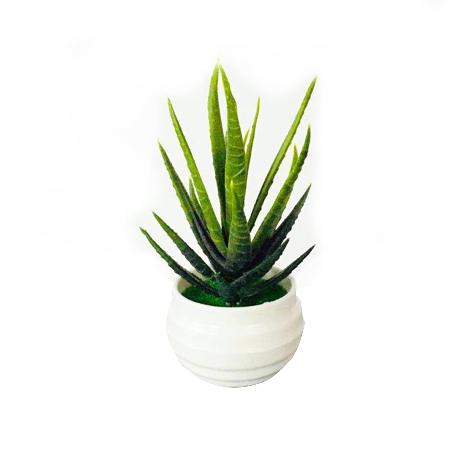 matumou Simulation Potted Plant Artificial Perfect Plastic Display Bonsai for Home Decor Fake Potted Plant