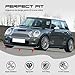 MagicDrift Front Bumper Lip Chin Spoiler, Compatible with 2002-2006 Mini Cooper S (Not Fit JCW Aero Kit), H-Style Polyurethane(PU) Front Lower Splitter Protector, Unpainted Black, 1 PC