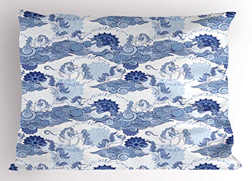 Lunarable Multicolor Ombre Pillow Sham Set of 13504