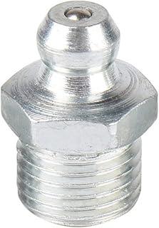 KIRANDY 10pcs Male Straight Elbow Type Hydraulic Oil Zerk Grease Nipple Tube Pipe Fitting (Size : Straight, Color : M8x1)
