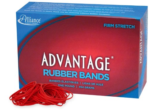 Alliance Rubber 96195 Advantage Rubber Bands Size #19, 1 lb Box Contains Approx. 1250 Bands (3 1/2