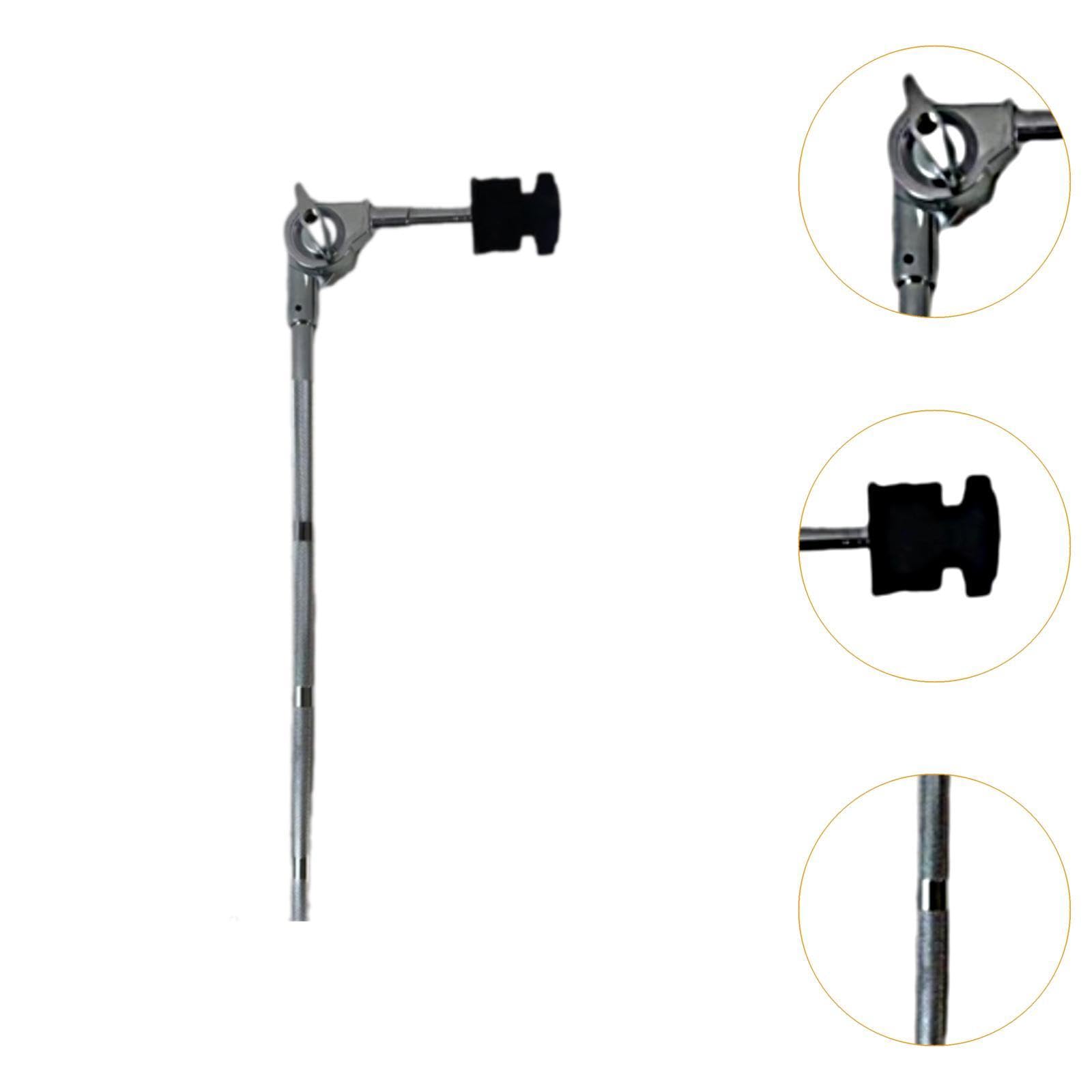 Metal Cymbal Ratchet Clamp Expand Arm Adjustable Cymbal Holder Support Extension for Drum Percussion Holder Mount Rack Hardware(Universal Direction)
