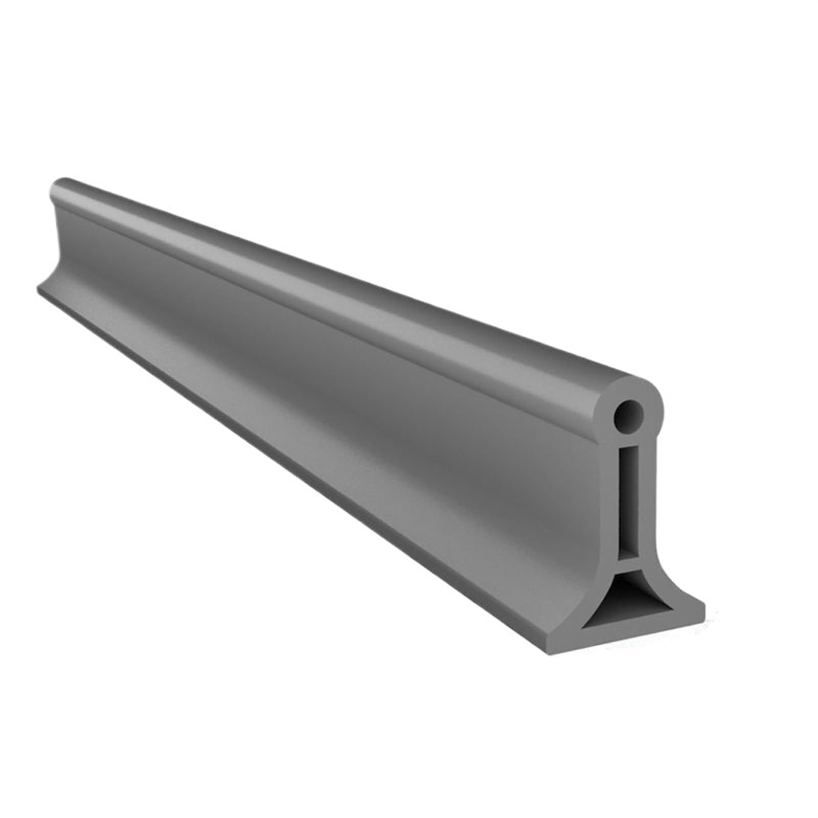 Schwallschutzleiste Dusche Badezimmer-Silikon-Duschbarriere, Rutschfest, Flexibel, Nass- Und Trockentrenner, Damm, Hochwassersperre, Silikon-Türboden-Dichtungsstreifen für Badewanne(Grey,150cm)