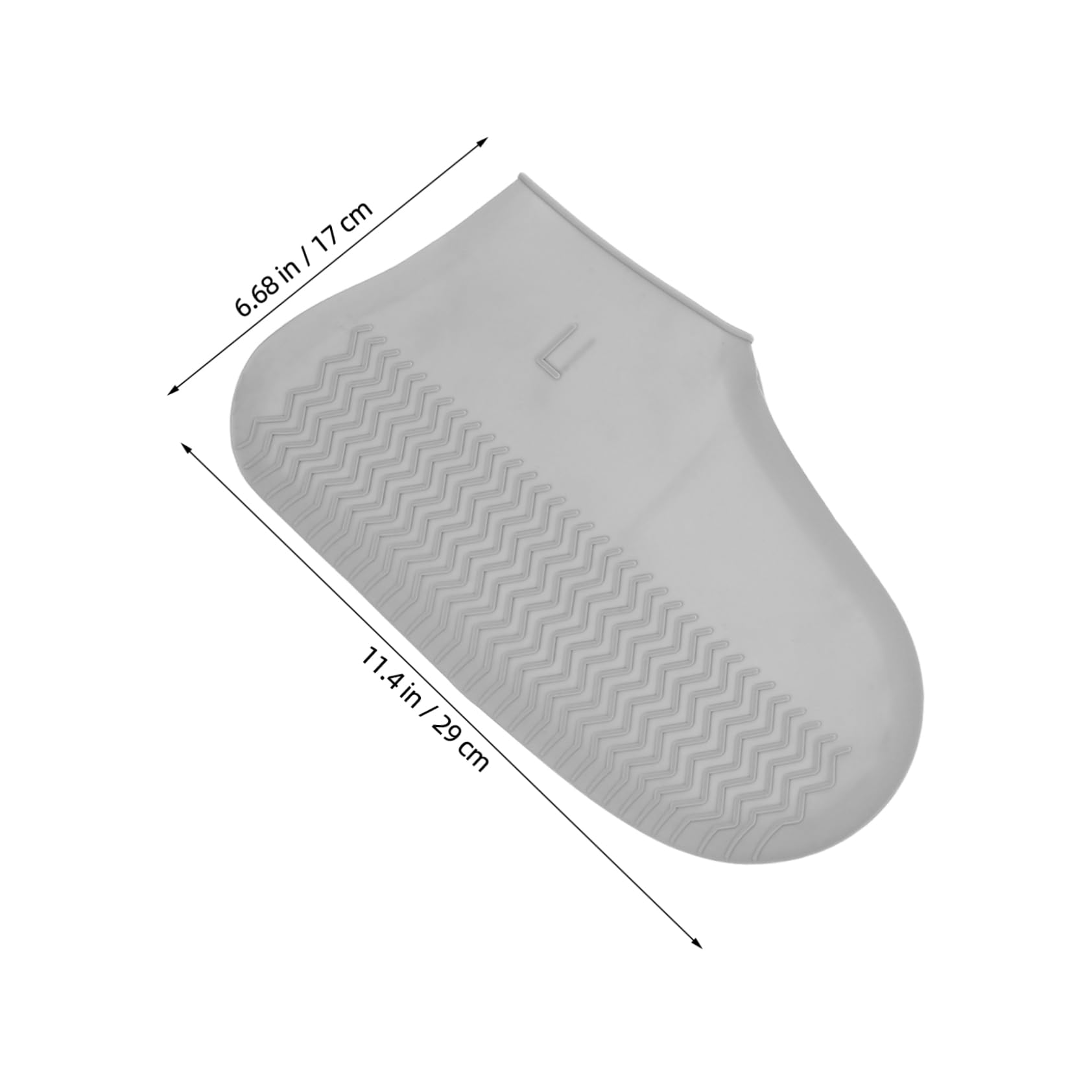 Mikinona 2 Pairs Silicone Shoe Covers Non Slip Rain Boot Protectors for Men and Women Durable Outdoor Footwear for Hiking Cycling and Everyday Use