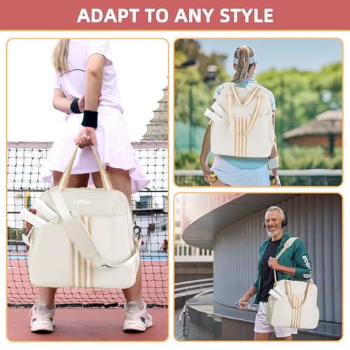 Pickleball Bag - Pickle Ball Tote Backpack with Shoe Compartment & Wet Pocket2