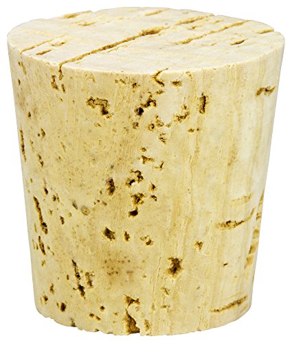 Image of Caplugs RCK12- RCK-SH Series - Regular Cork Plugs, Natural Color, Bag of 100, Plug Min. OD 0.890 inch X Max. OD 1.125 inch X Length 1.250 inch, Product Protection, Plugs, Corks, Masking, Reusable (SH-51045)