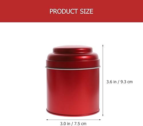 Miniatura 7 de COHEALI Botes herméticos de caramelo, 3 piezas, latas de té de hojas sueltas, botes de velas perfumadas, paquetes de envoltura de regalos,