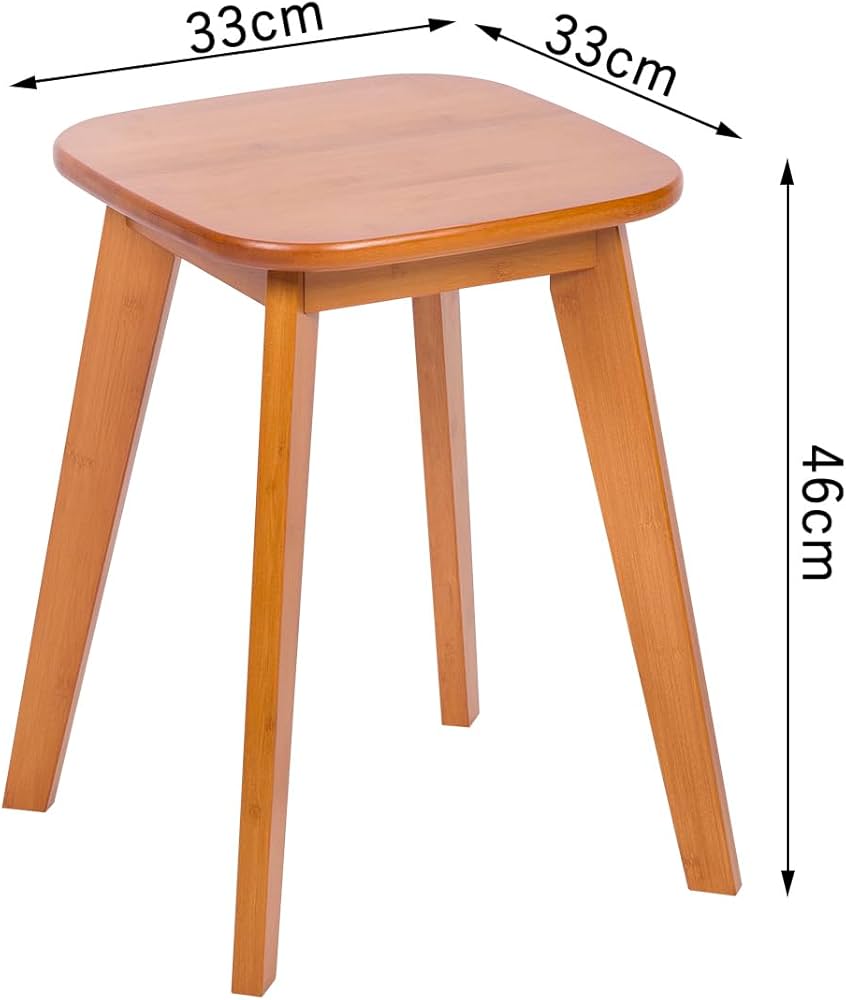 【ヴィンテージ調】 スツール｜ブラウン｜四角型｜高さ46cm・幅50cm ヴィンテージ調】 スツール｜ブラウン｜四角型｜高さ46cm・幅50cm