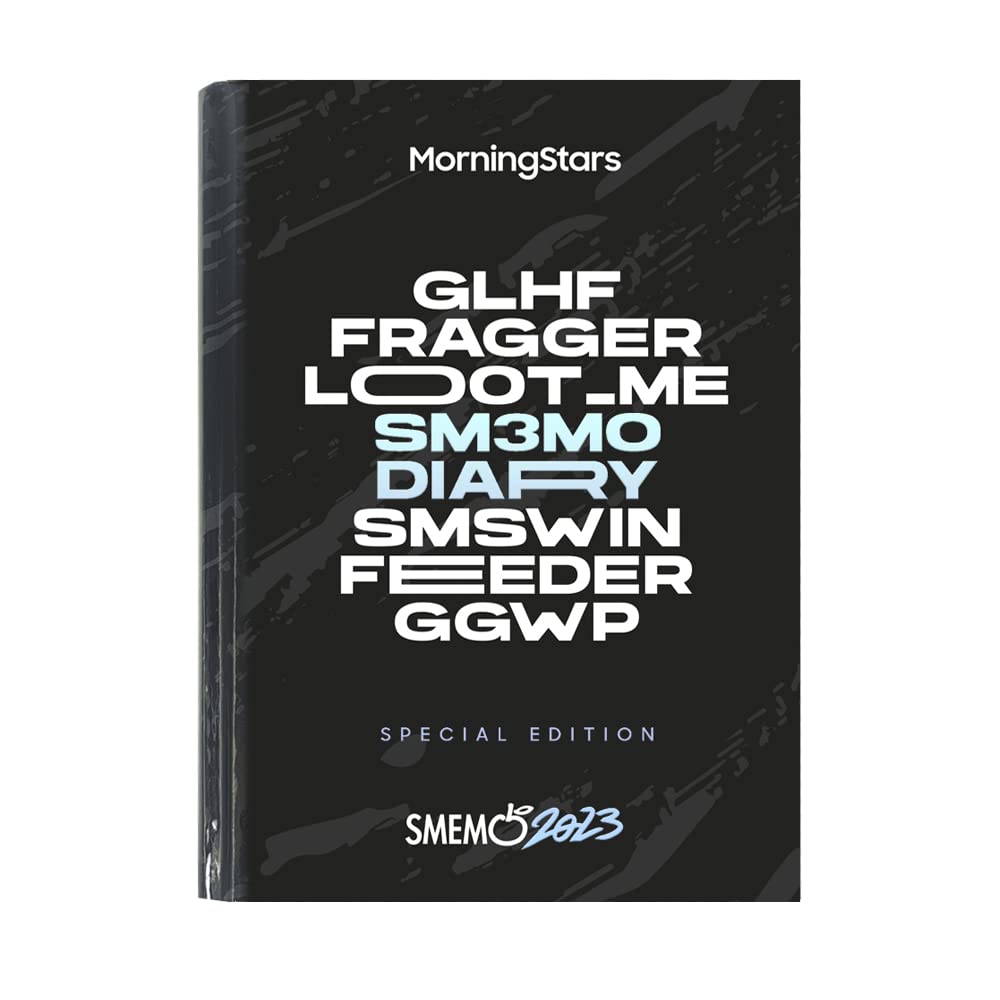 Smemoranda MorningStars Special Edition - Diary Date 2022-2023 - 16 Months - 11 x 15 cm - School Planner with Planner and Sticker - September 22 / December 23-544 Pag - Black