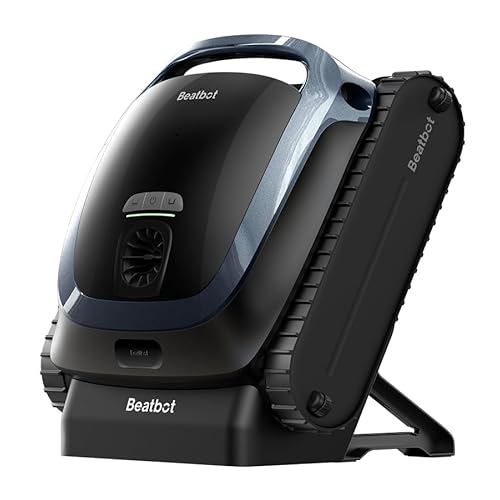 Beatbot AquaSense 2 Robot Piscine sans Fil, Aspirateur Piscine avec Remontée Automatique, nettoie Le Fond, Parois et flottaison, Nettoie la Ligne d'eau en 2 passages, pour piscines jusqu'à 3