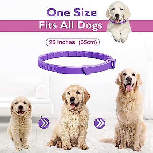 Image of Dog Calming Pheromone Collar Set of 3,Relieves Anxiety,Keeps Dog Quiet,Foldable Collar