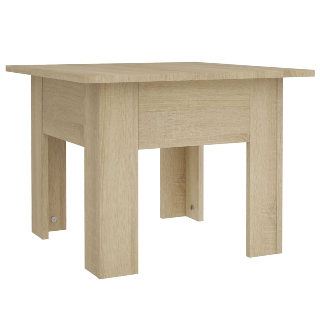 Couchtisch Sonoma-Eiche 55x55x42 cm Holzwerkstoff, Couchtisch, Wohnzimmertisch, Beistelltisch - für Wohnzimmer und Büro - Mittelpunkt für Ihr Zuhause