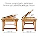 Laptop Desk Nnewvante Adjustable Bed Desk Table Bamboo with USB Fan Foldable Bed Tray w' Drawer