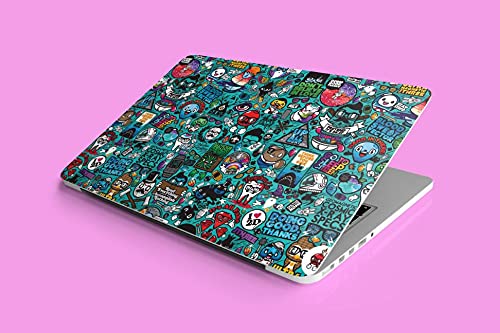 You Are Awesome - Blue Sticker Bomb Design Double Layered Laptop Skin (15.6inch) (B09GT5ZFX1) Amazon Price History, Amazon Price Tracker
