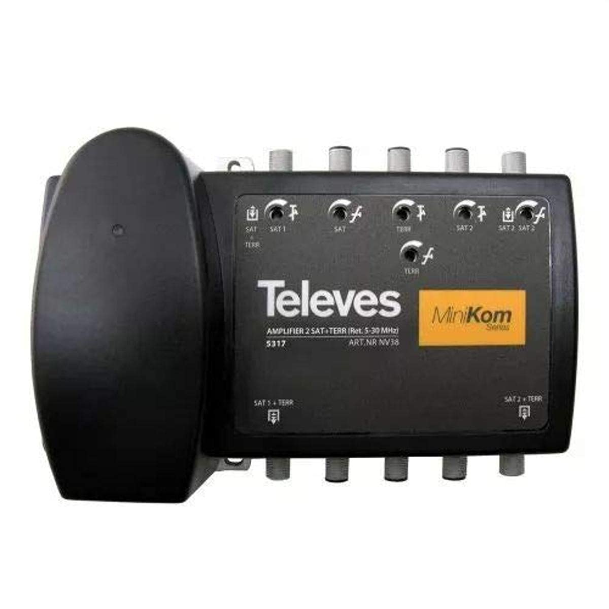 Televés - Televes 5317 - Central amplificador ict corriente alterna minikom 2 fi+matv