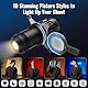 ZHIYUN Mini-Spotlight (ZY-Halterung), konisches optisches Snoot-Kit, Fotografie-Studio, Videobeleuchtung, Projektor-Zubehör mit 10 Gobos, Schnittformen, passend für X100/X60/CX100/G60/CX50, 370g
