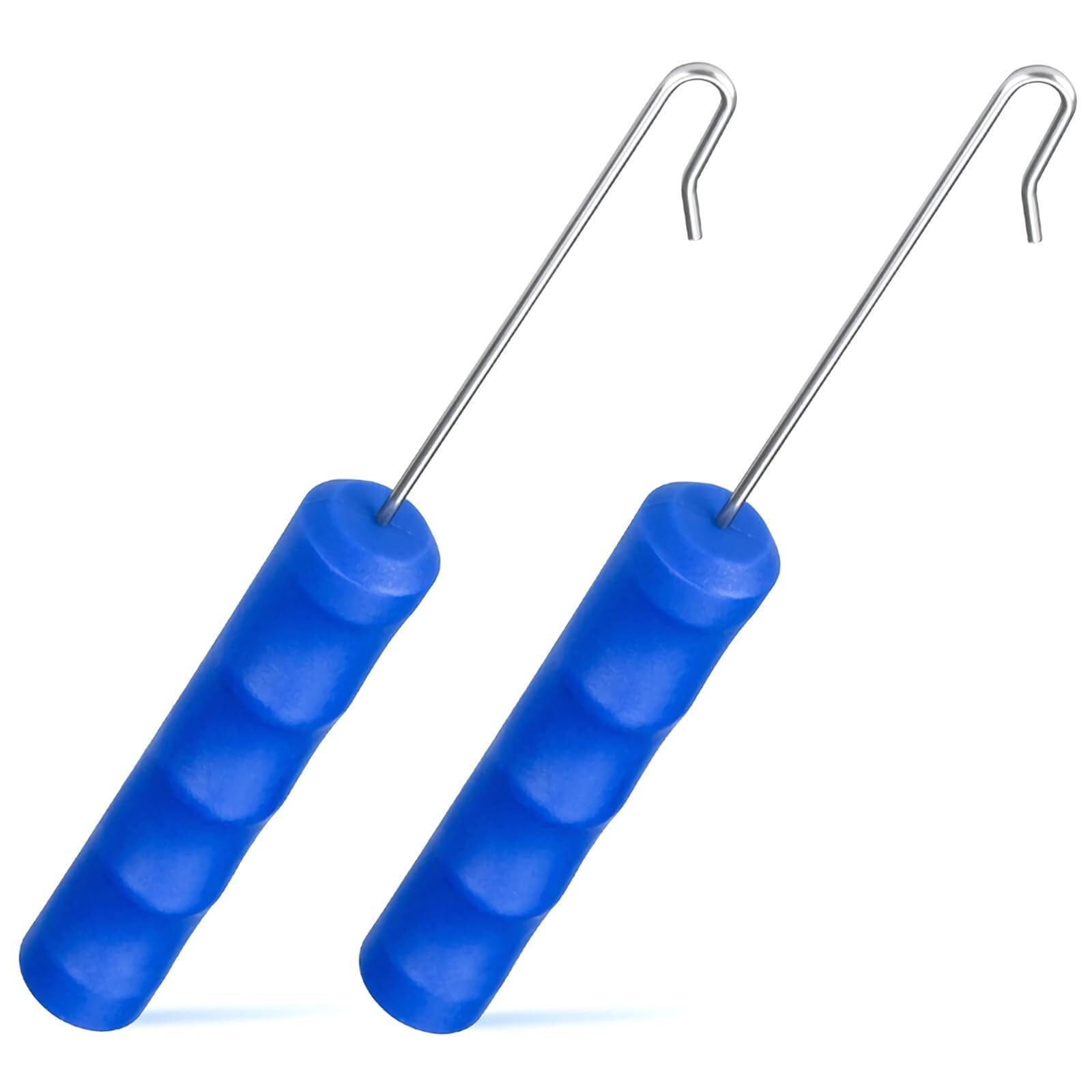 Paquete de 2 removedores de anzuelos de pesca, herramienta de extracción de anzuelos de cebo de pescado de 7 pulgadas, accesorios de pesca portátiles, solución de desenganche para pescadores