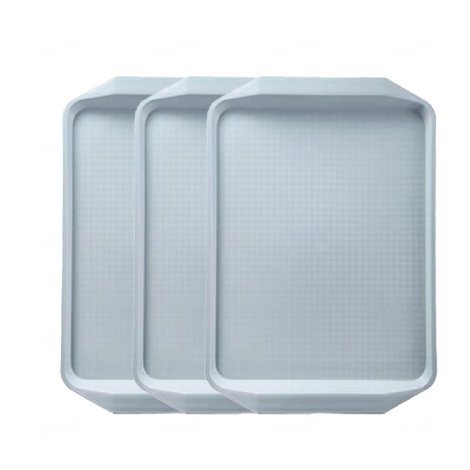 Boot Tray 3 Pack Under Sink Tray Boot Tray for Entryway for Garden, Bedroom, Entrance Area, Garage Boot Tray,Blue