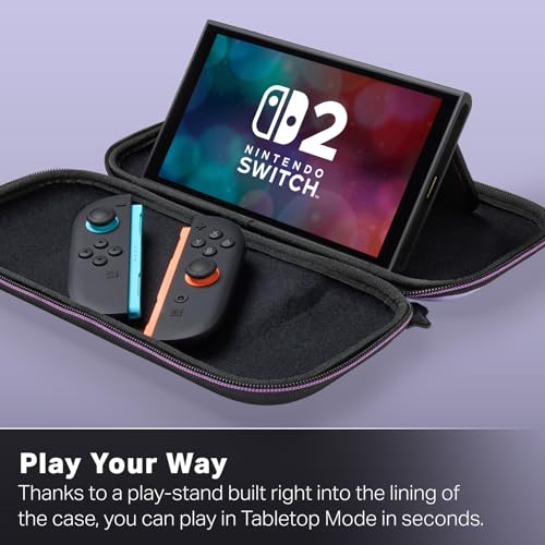 Image of PowerA Slim Case for Nintendo Switch 2 - Metroid Prime 4: Beyond, Officially Licensed, Protective Case, Holds 10 Game Cards, Padded Screen Protector, Built-in Play Stand