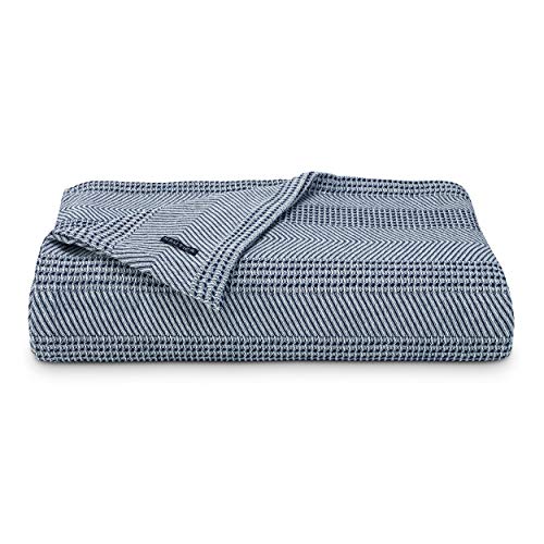 Nautica - Queen Blanket, Ring Spun Cotton Bedding,...
