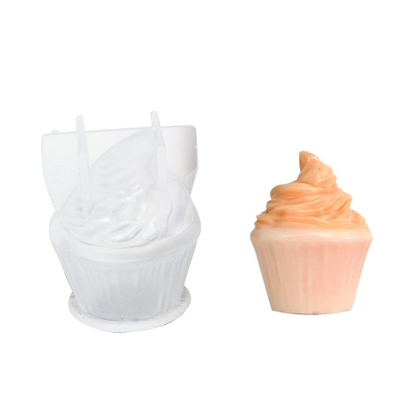 Tsophreniq Silicone Fondant Cake Gypsum Molds Manual Plasters Ornaments Handicrafts Mold Hand Gift Making Ice Cream Soap Molds Chocolate Fondant Cake Mold for Epoxy Resin