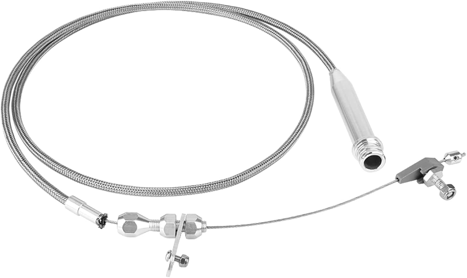 Transmission Kickdown Cable Kit, 700R4 Braided Kickdown