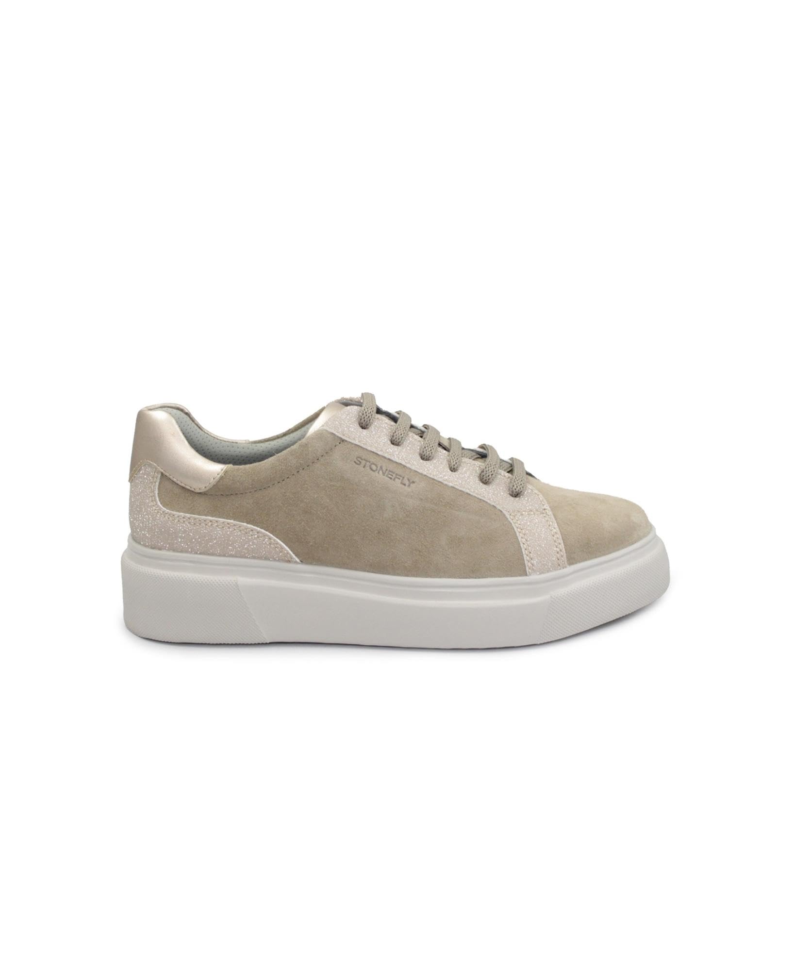 Stonefly 223241 Allegra Brown Rose Marrone Scarpe Donna Sneaker Laccio Pelle camoscio