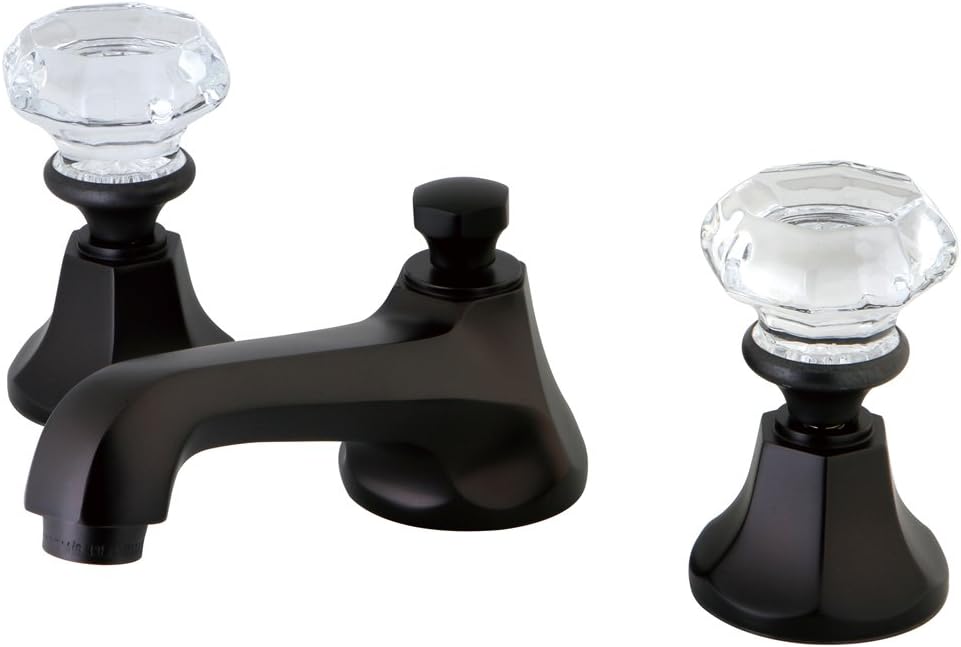 Kingston Brass KS4465WCL+ Celebrity 8-Inch Widespread Lavatory Faucet, Oil Rubbed Bronze