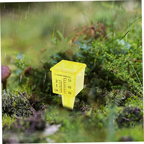 Yardwe 20 Stück Regenmesser Kunststoff-Messbecher Rasenwerkzeuge Harz-Messbecher Sprinklermesser Regenmesser Niederschlagsmesser Terrassen-Regenmessbecher Regenmessstäbe – Bild 4