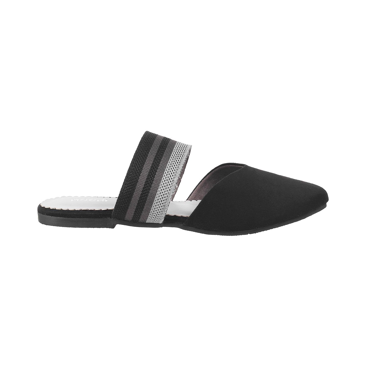 mochi Womens Synthetic Black Slip Ons Mule (Size (5 UK (38 EU))-picture-27
