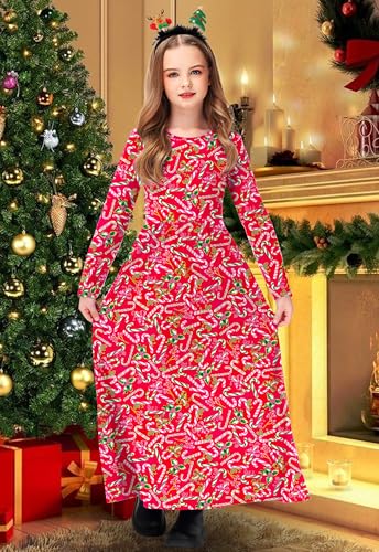 Image of Deerose Girls Maxi Dress Short Sleeve Casual Long Dresses with Pockets 5-14 Years