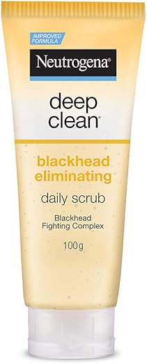 Neutrogena Deep Clean Scrub Blackhead Eliminating Daily Scrub For Face, 100g